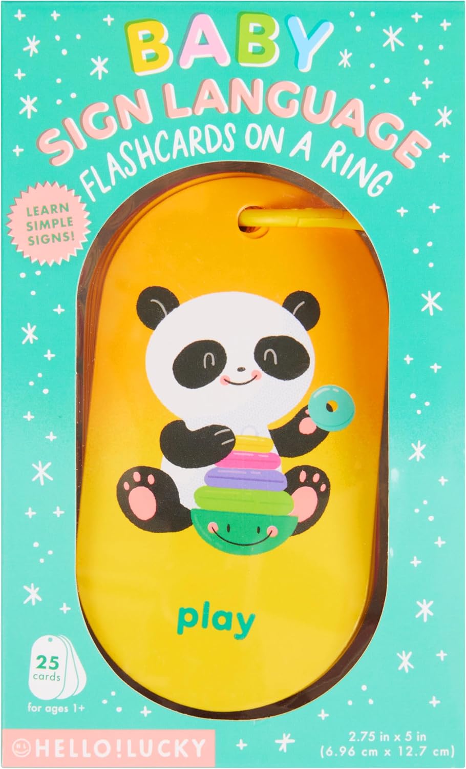 Hello!Lucky Baby's First Words Sign Language Flash Cards (BFC4-25419)