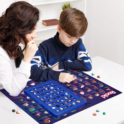 Rocks Collection 25PCS Rock and Mineral, Gemstones for Kids Gem Kit with Healing Chakra Gemstones, Tumbled Stones and Identification Guide, Educational STEM Geology Toy for Boys Girls Ages 6-12