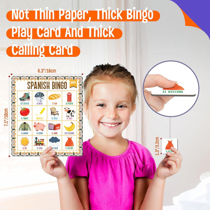 SpriteGru Multiplication & Division Bingo Game, 480 Math Problems, 2 Educational Math Board Game for Kindergarten and Preschool Kids 4-8, Perfect for Classroom & At Home (Up to 25 Players)