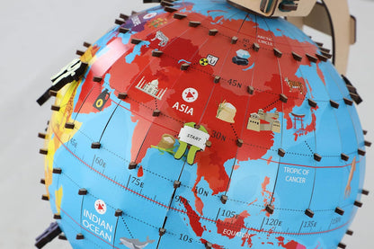 Smartivity Globe Explorer Wooden Model Engineering STEM Learning Toy for Kids Ages 8 and Up