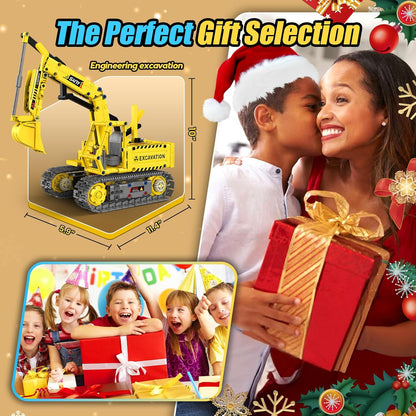 Robot Building Kits for Kids, Stem Toys for Boys Age 8-12, APP & Remote Control Educational Coding Building Sets, Programmable Robot for Kids, Rechargeable Robotic Kit Gifts for Girls Boys