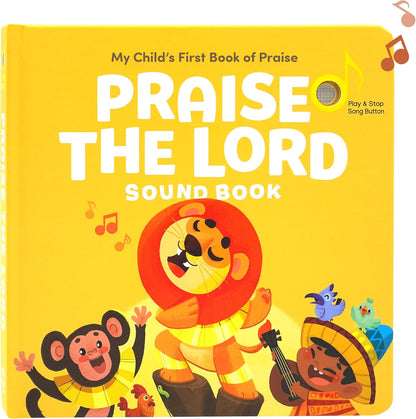 Dance with Jesus Christian Sound Books for Kids - 6 Bible Songs for Toddlers – Christian Gifts for Kids - Baby Bible for Baptism, Christening, Dedication Gifts, Sunday School, Preschool Homeschool