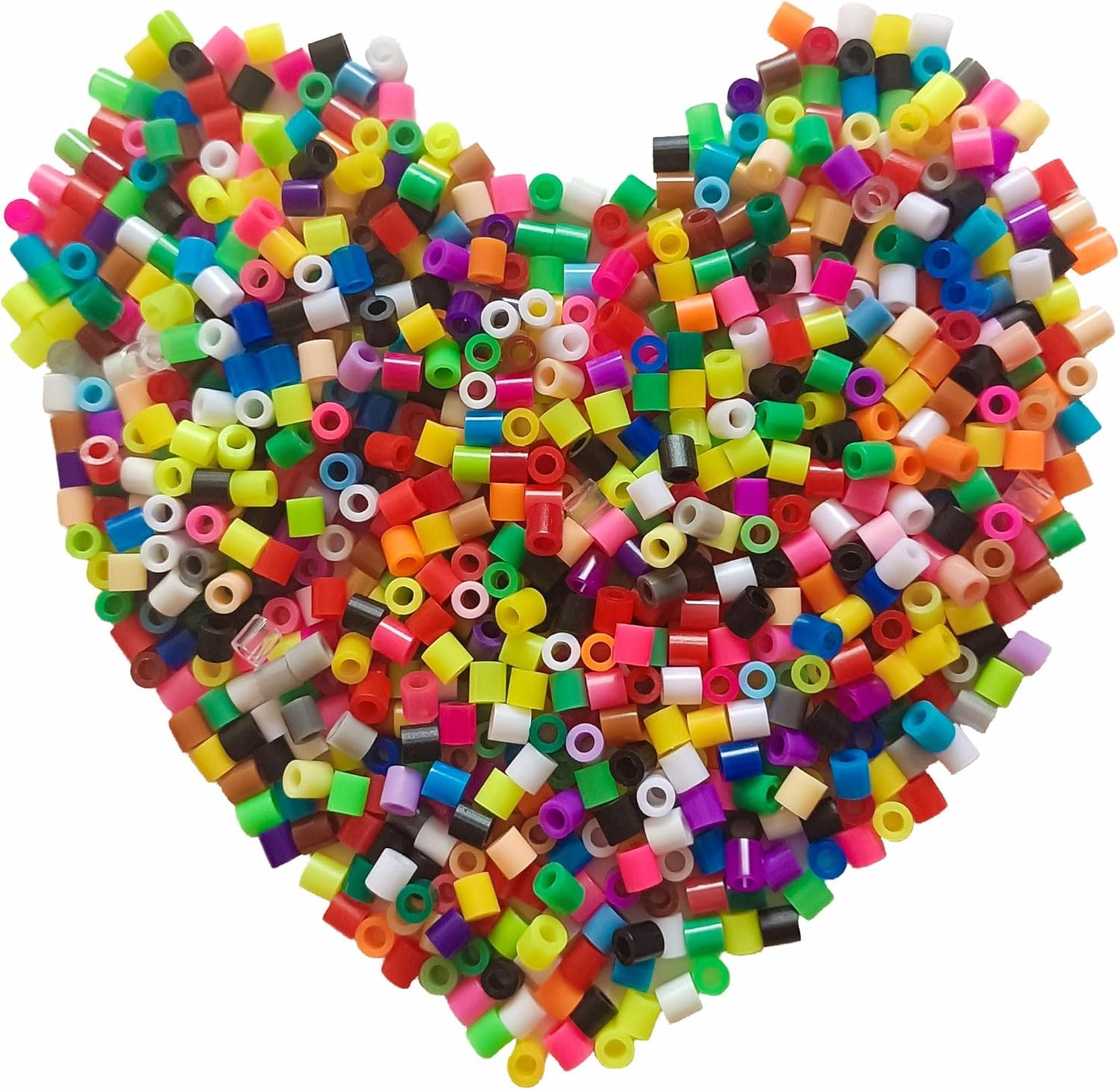 1000Pcs Beads Fuse - 5mm Transparent Melting Beads for Crafts, Bead Bulk Refill.