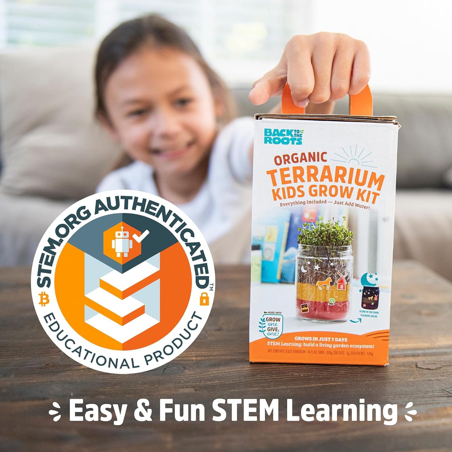 Back to the Roots Terrarium Grow Kit - Easy-to-Use DIY Set for All Ages Small