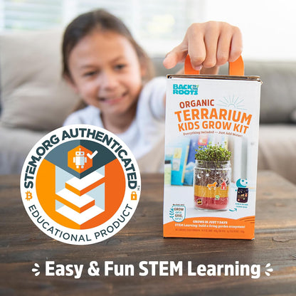 Back to the Roots Terrarium Grow Kit - Easy-to-Use DIY Set for All Ages Small