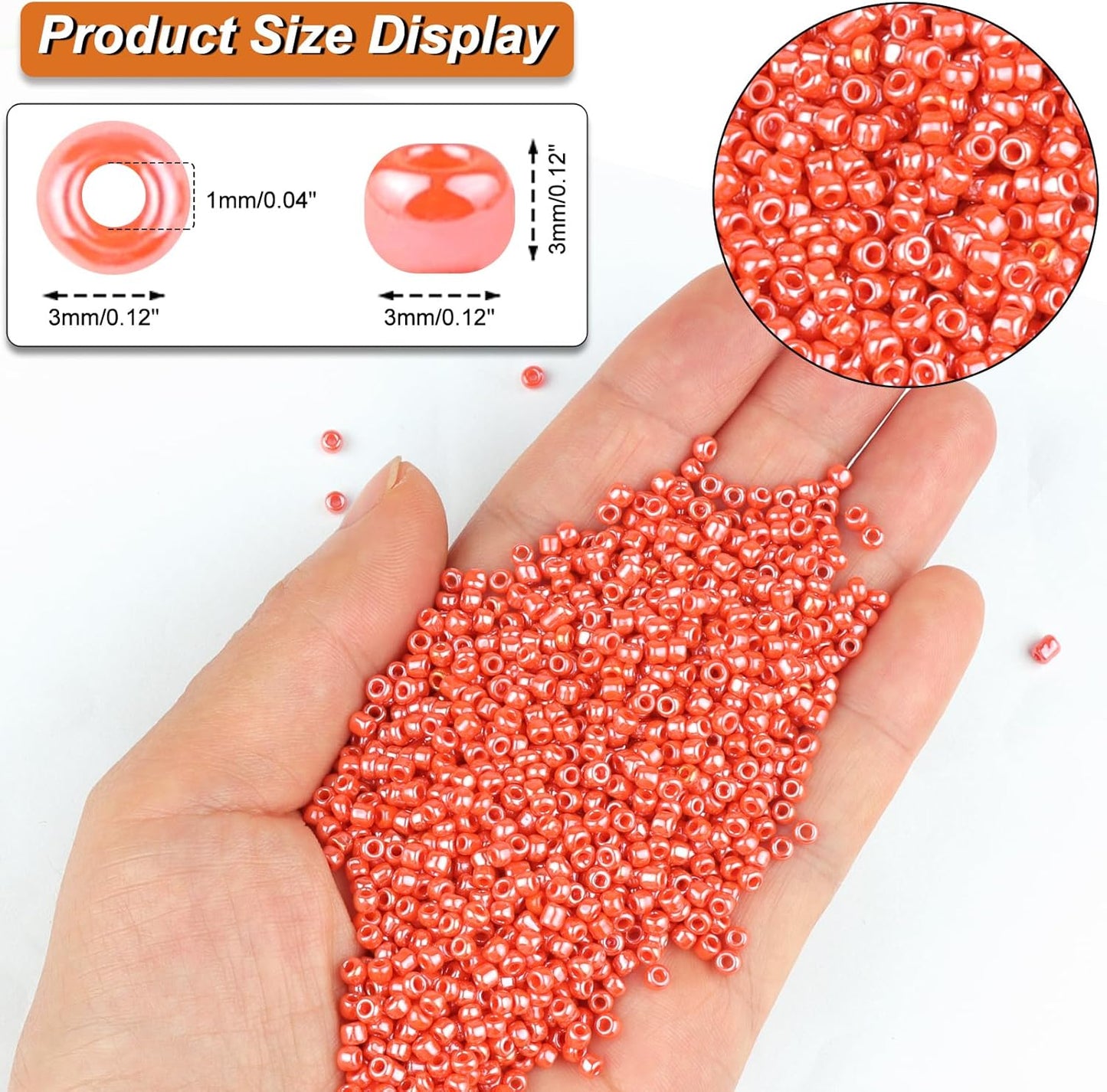 10100 Pcs Size 11/0 Glass Seed Beads, 2 mm Dark Green Small Mini Spacer Loose Pony Beads for Jewelry Making and DIY Crafts - Colors A