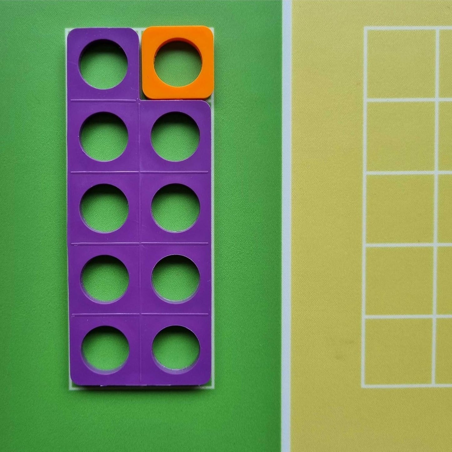 plavalmat® Multifunctional Math Mat Place Value Chart (Millions to 0.001 with fraction, decimal and percentage equivalents, units of metric measure and money)