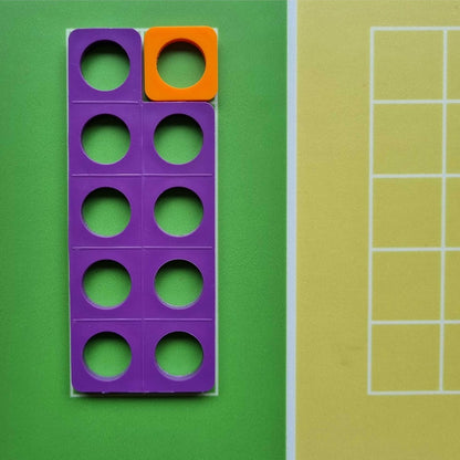 plavalmat® Multifunctional Math Mat Place Value Chart (Millions to 0.001 with fraction, decimal and percentage equivalents, units of metric measure and money)
