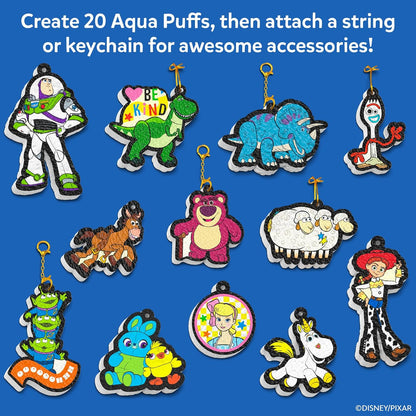Skillmatics Aqua Puffs - 3D Art Kit, Animals, Mess-Free Paint by Number Craft for Kids, DIY Color Activity, Screen-Free Entertainment, Travel & Creative Gift for Girls & Boys Ages 4, 5, 6, 7, 8, 9, 10