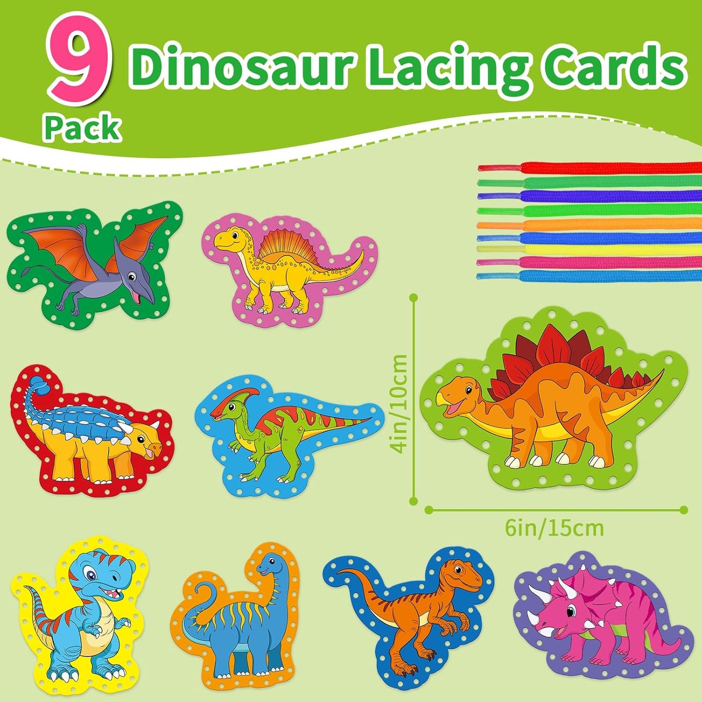 Vehicle Lacing Cards,Double Side Toddler Sewing Kit for Kids,Fine Motor Skills Toys,Shoe Tying Practice,Manipulatives for Preschoolers,Classroom Must Haves,Preschool Learning Activities