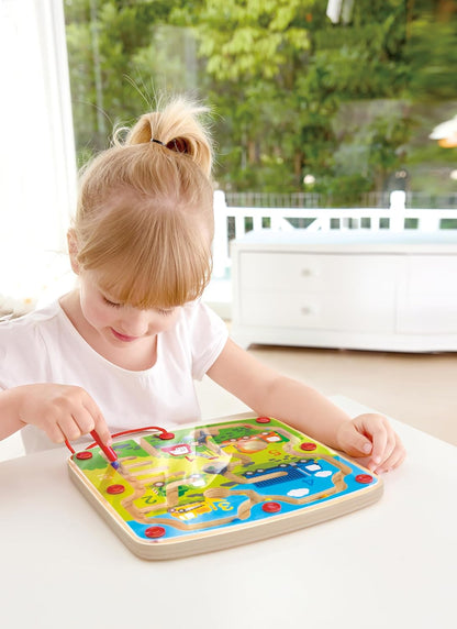 Hape Wooden Construction & Number Magnetic Maze