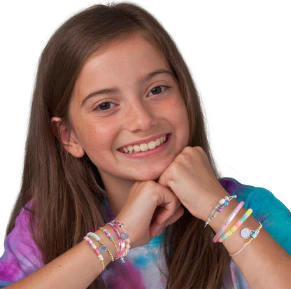 Craft-Tastic Beadworks Studio Friendship Bracelet Making Kit - Kids Bracelets, Arts and Crafts, Friendship Bracelet Kit, Make 40+ Bracelets, Ages 8+