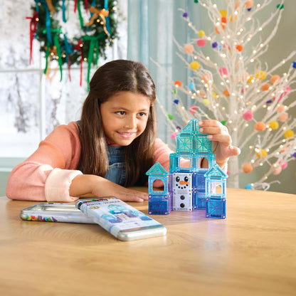 Magna-Tiles microMAGS 26-Piece Travel Magnetic Construction Set – Bold Colors, The Original Magnetic Building Brand