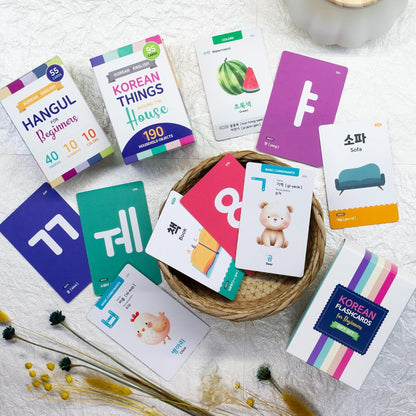 Toddler Korean Flashcards – 55 Fun & Educational Cards for Preschoolers & Beginners