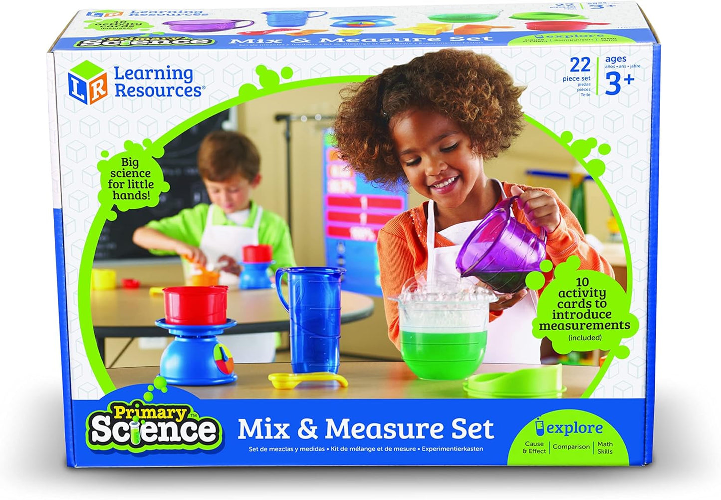 Learning Resources Mix And Measure Activity Set, Experiment Mixing Tools, 22 Pieces, Ages 3+