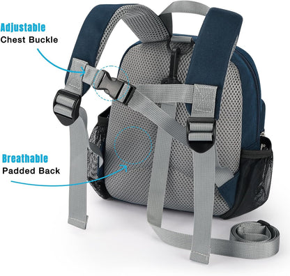 STEAMEDBUN Toddler Backpack Leash for 1-3: Backpack with Leash for Boys Girls - Anti-Lost Harness Backpack for Walking