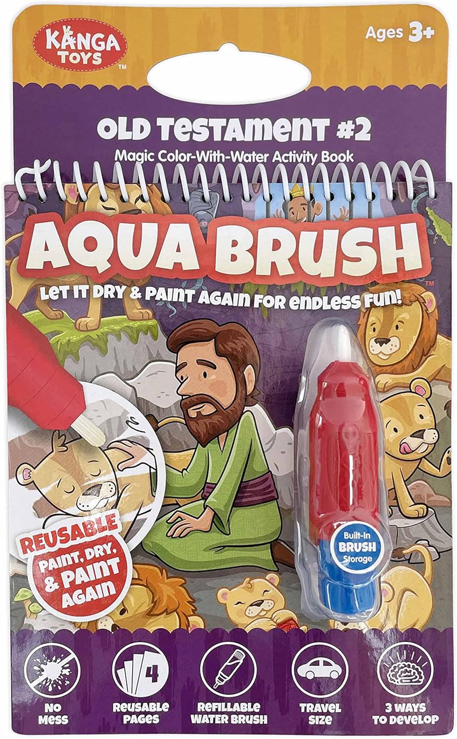 Water Reveal Coloring Scripture Book for Kids Ages 3+. New Testament Bible Stories: Preschool, Elementary, Primary, Christian, Religion