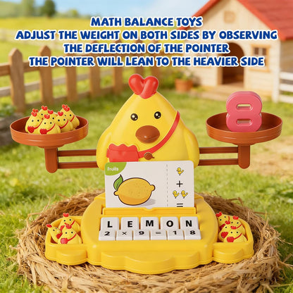 Snugzy Dinosaur Balance Counting Toys Math Game Montessori Toys Learning Games for Kids Educational Toy Gifts for Boys Girls Age 5-7