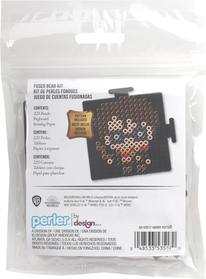 Perler 80-53517 The Wizarding World Chibi-Style Harry Potter Fused Bead Activity Kit, Multicolor, 227 Pieces