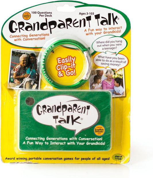 Grandparent Talk by Around the Table Games - Portable, Meaningful Conversation Starters