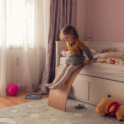 NUTTY TOYS Montessori Wooden Wobble Board for Kids & Adults -100% Natural Wood Balance Board, Waldorf Toddler Balancing Toy, Unique Boy Girl Open Ended Toy Best Valentines Day & Easter Gifts Idea 2026