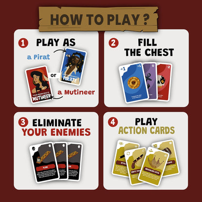 SAVANA Traitors Aboard - Award Winning Secret Identity Party Game - Fun, Bluffing and Betrayal | Easy to Learn, 15-Minute Round | Popular Games for 3-8 Players - Ages 10+