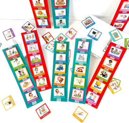 Visual Schedule Cards for Children Non-Verbal Communication Aids Colorful Daily Routine Planner Cards for Home, School, Therapy, DailyCards