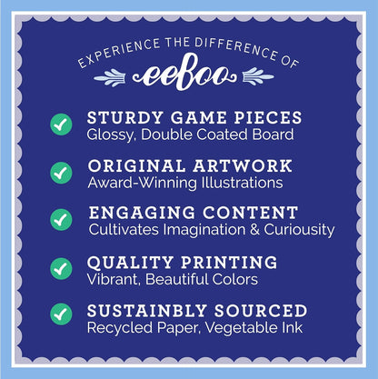 eeBoo: Memory and Matching Game - Life on Earth- 24 Pairs, Develops Recognition, Concentration, Memory & Vocabulary Skills, Age 3+