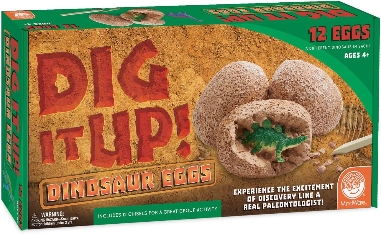 MindWare Dig It Up! Dinosaur eggs excavation kit