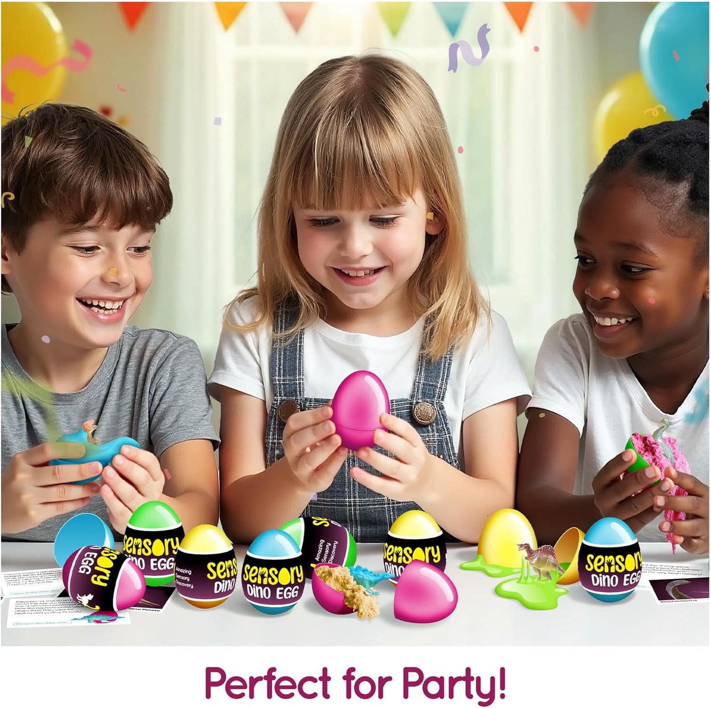 Gamerside Dino Eggs Dig Kit, 12 Glow in The Dark Dinosaur Eggs Dig Kit Excavation Set, Dinosaur Toys for Kids 6-8 8-12, Educational STEM Archaeology Science Kits - Easter Gift for Boys Girls