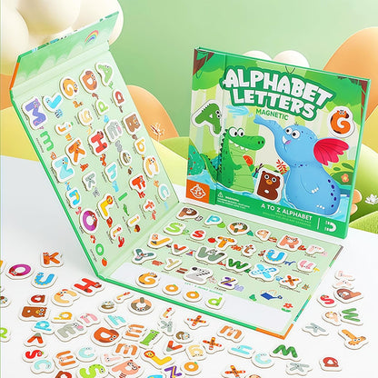 78PCS Magnetic Letters Alphabet Magnets ABC Fridge Magnets for Toddlers 1-3 Kids, Cute Educational Animal Toys Refrigerator Magnets Great Preschool Spelling Learning Gift, Uppercase Lowercase Letters