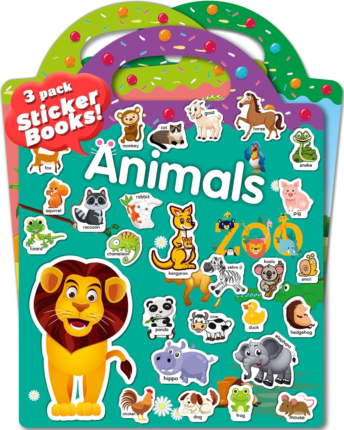 Halloween Sticker Books for Kids, Reusable Sticker Books for Toddlers, Halloween Travel Toys Acticities Crafts Birthday Gifts for Boys Girls Kids