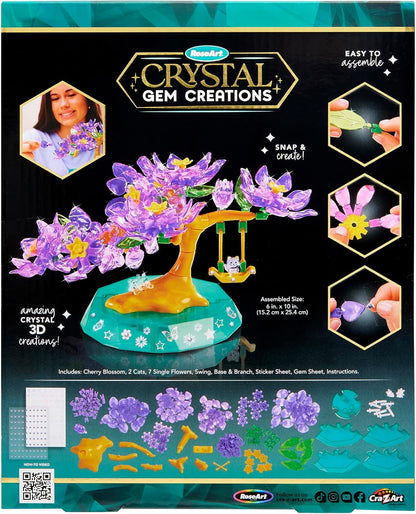 Cra-Z-Art Crystal Gem Creations Jewel Succulents Kit by RoseArt, 175+ Pieces, Great for Adults, Tweens and Children Ages 8+