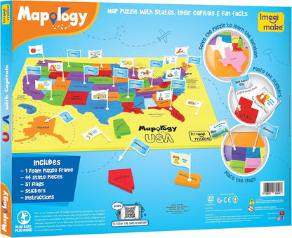 Imagimake Mapology Man's Journey to Moon | NASA Mission Apollo 11 | Rocket & Satellite Model Making Set | Space Toys for ages 8-13 | Educational Science Kits for Kids Age 8-12 | Gifts for Boys & Girls