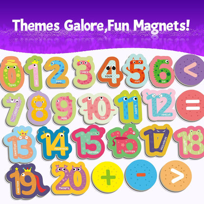 26 Pieces Large Magnetic Letters for Fridge, Capital A-Z Alphabet Magnets for Toddlers 1-3, Large Magnetic Letters for Fridge & Whiteboard, Alphabet Magnets for Toddlers 1-3