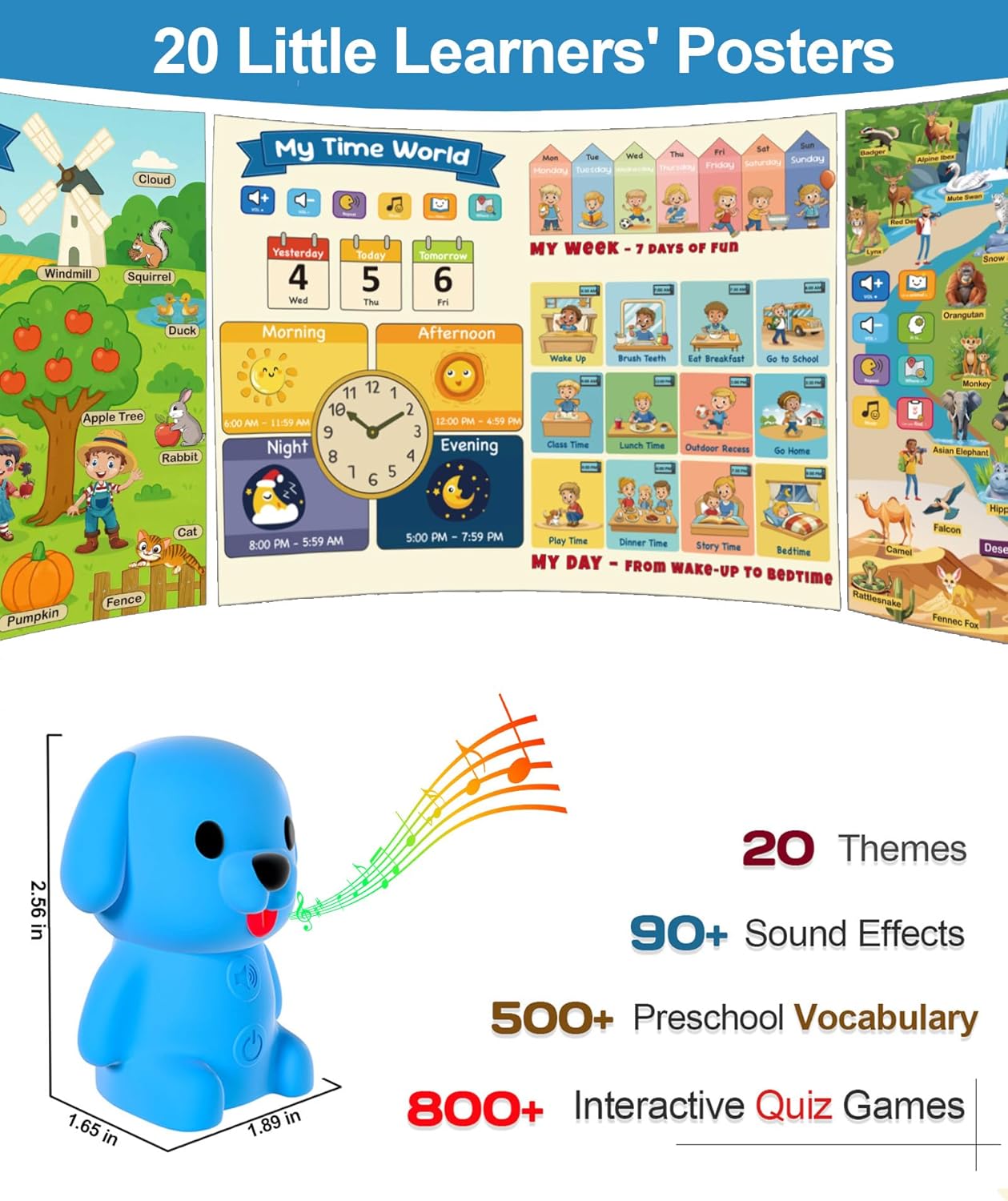 Phonics Learning Toy for Preschoolers – Phonics Flash Cards with Talking Pen, Speech Therapy & Autism Sensory Toy, Learn to Read Educational Gift for Boys & Girls,Kindergarten Learning Activities