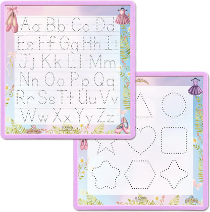 Kid's Name Tracing Board | Dry Erase Letter Tracing | Reusable Writing Practice Board | Personalized | Ballet Theme