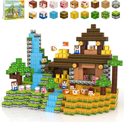 100PCS Magnetic Blocks, Magnet Tiles Toys for Kids, Magnetic Building Blocks Cubes, STEM Montessori Stacking Magnets for Kids, Birthday Gifts for Boys and Girls Age 3+ Years Old