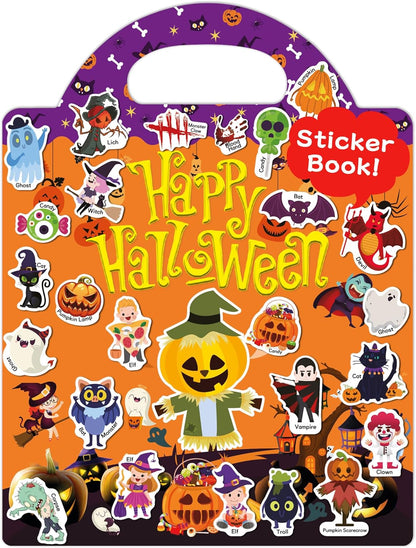 Benresive Reusable Sticker Book for Toddlers, Stickers for Kids, Travel Toys for Arts & Crafts Activities, Birthday Gift for Boys & Girls, Animals Dinosaurs Insects Themes