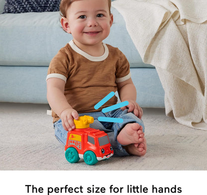 Fisher-Price Baby Toy Corn Popper Push-Along Vehicle with Sounds for Crawling Developmental Play Infants Ages 6+ Months