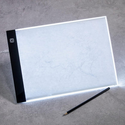 Mini A5 LED Light Box for Drawing and Tracing,A5 Diamond Art Painting Light Board,LED Copy Board Light Tracing Box,Light Pad
