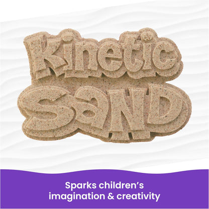 Kinetic Sand, 3.25lbs Beach Play Sand, Amazon Exclusive, Moldable Sensory Toys for Kids, Resealable Bag (Packaging May Vary), for Ages 3 and up