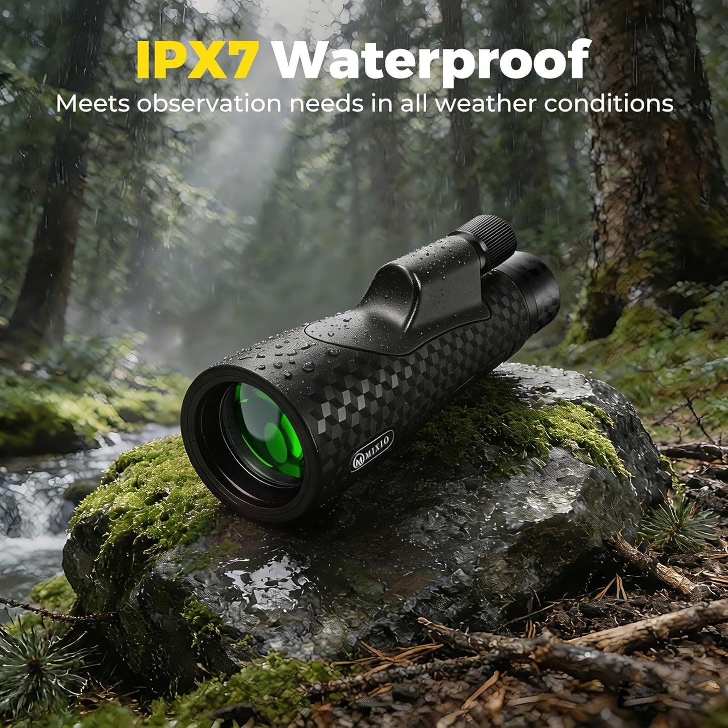 15x56 Monocular Telescope High Power Monoculars High Definition for Adults Kids with Smartphone Adapter&Tripod with BAK-4 Prism Stargazing Hunting, Wildlife Bird Watching, Travel Camping, Hiking