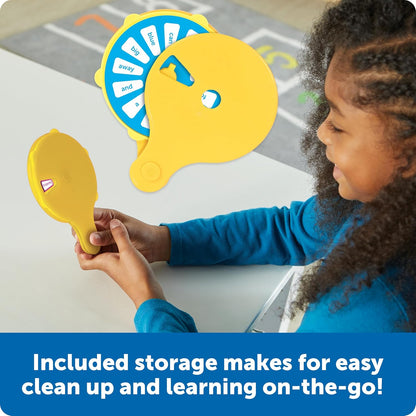 Learning Resources Skill Builders Letter Quiz Wheel, Alphabet Flash Cards, Reading Games, Sight Words Flash Cards Kindergarten, Ages 3 and Up