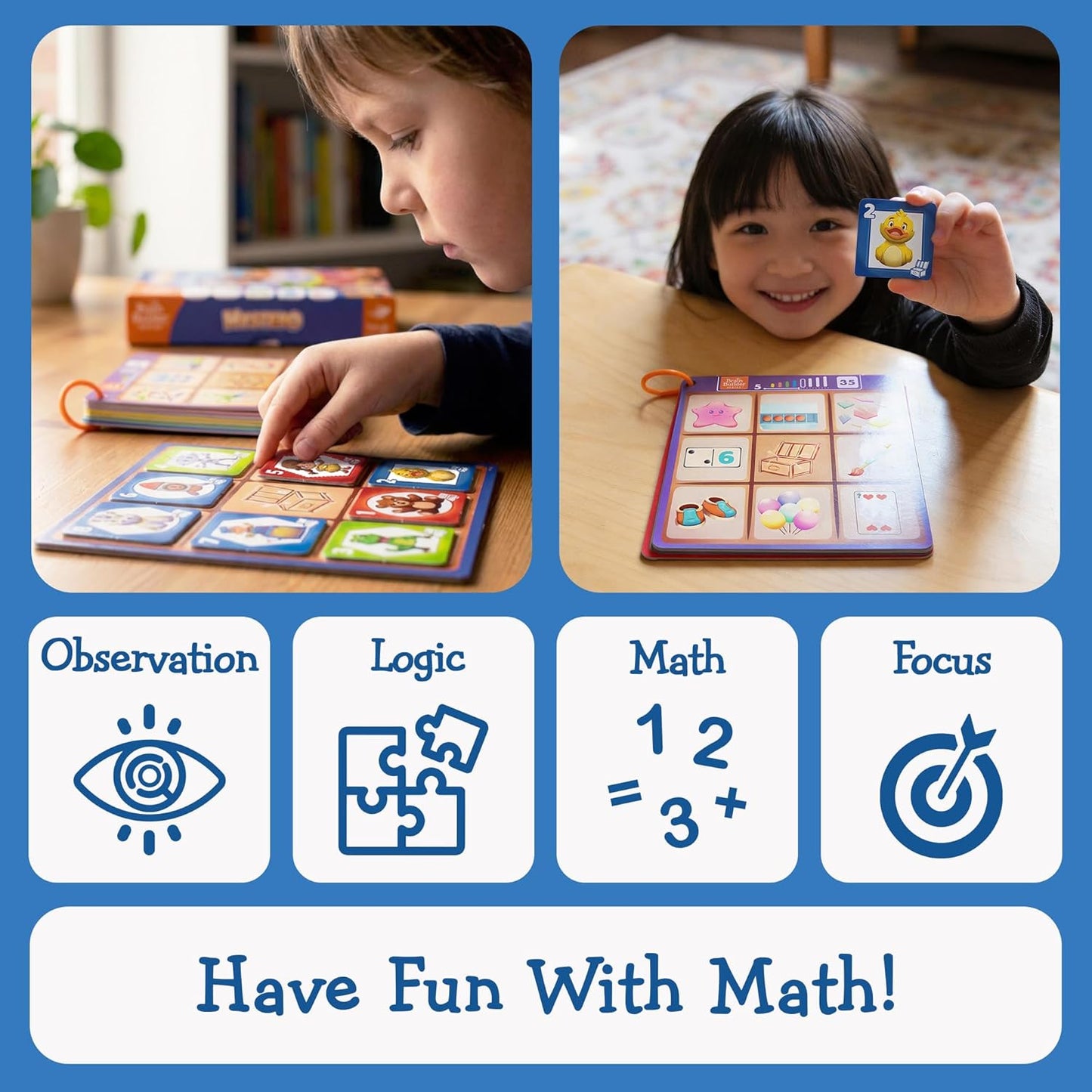 FoxMind Games: Smart Cookies Logic Puzzle Game, Deduction Game for Kids Ages 6+ and Brain Teaser Lovers, STEM Learning Toy from Brain Builder Series, Develops Problem-Solving Skills, 1+ Players