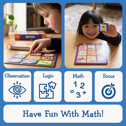 FoxMind Games: Smart Cookies Logic Puzzle Game, Deduction Game for Kids Ages 6+ and Brain Teaser Lovers, STEM Learning Toy from Brain Builder Series, Develops Problem-Solving Skills, 1+ Players
