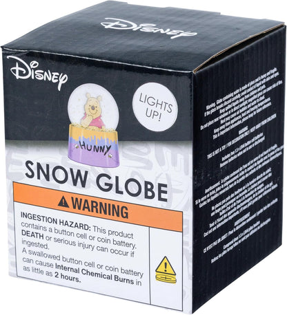 Silver Buffalo Disney Mickey and Friends Mini Light Up Snow Globe│Minnie Mouse│3.8 Inches Tall, 45mm (Small)