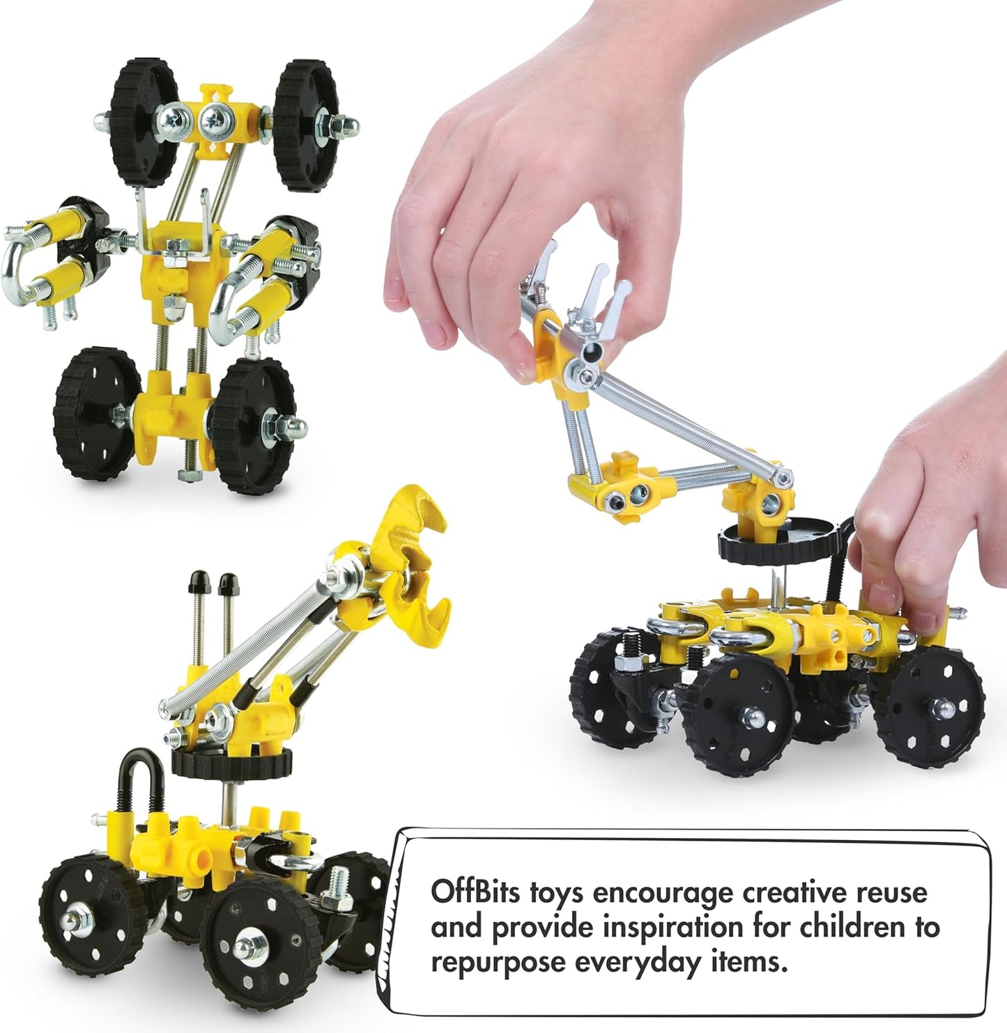 The Off Bits AirBit – Build Your Own Airplane! STEM Building Kit for Creative Kids 8-12 & Curious Adults, Fun Educational Gift for Boys & Girls