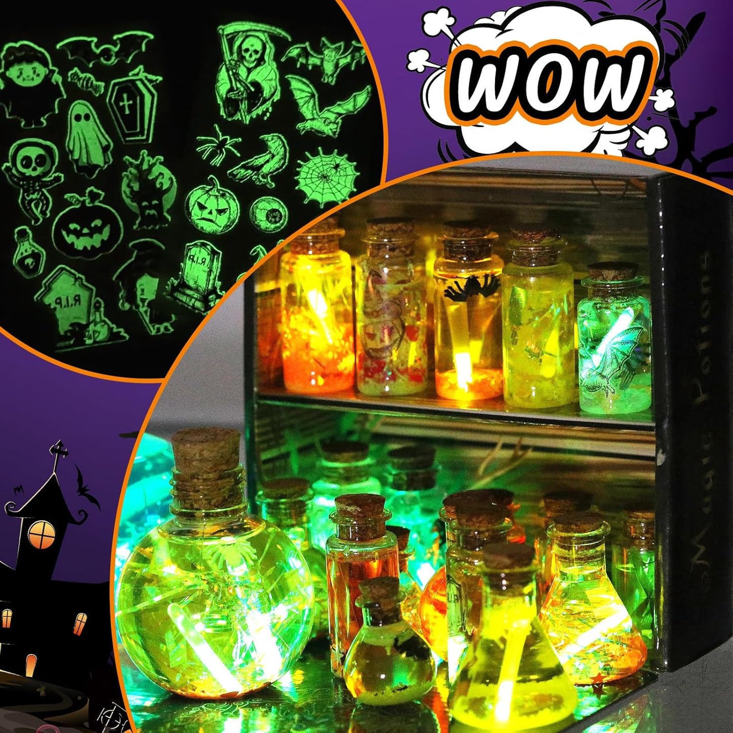 LDomet Science Magic Potions Kit for Kids, 20+ Potion Experiments Making, Fairy Magic Potions Craft Kit for Age 8-12, Creative Educational Birthday