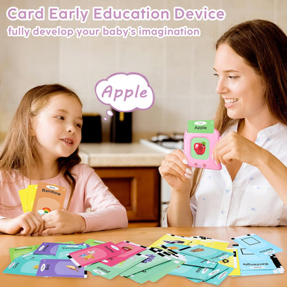 Talking Flash Cards,Kids Toddler Flash Cards with 240 Sight Words,Montessori Toys,Autism Sensory Toys,Speech Therapy,Learning Educational Gifts for Age 1 2 3 4 5 Years Old Boys and Girls